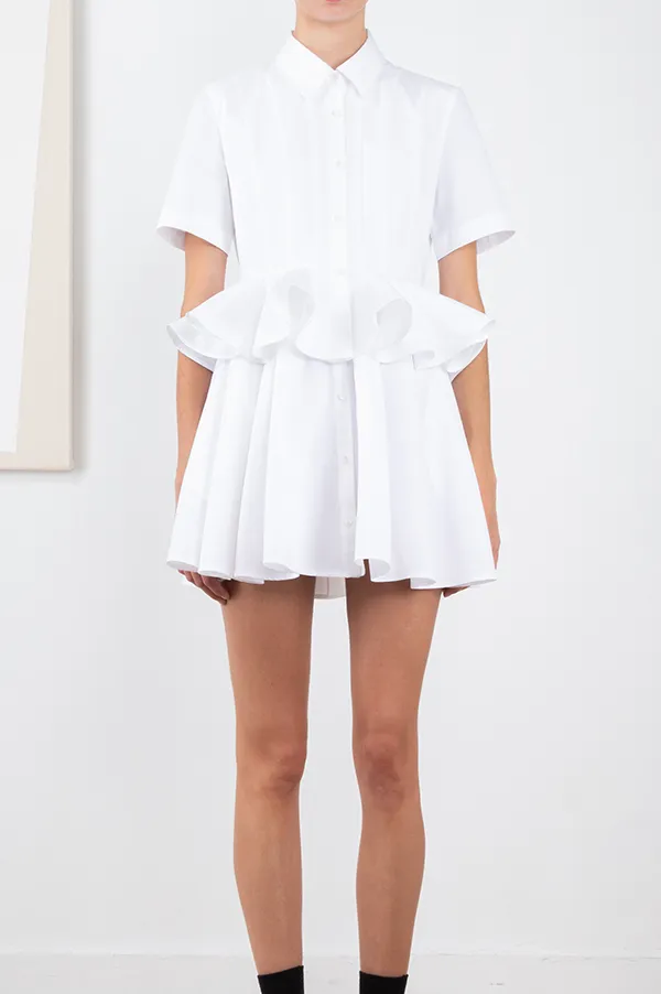 Lulu Mini Dress in White