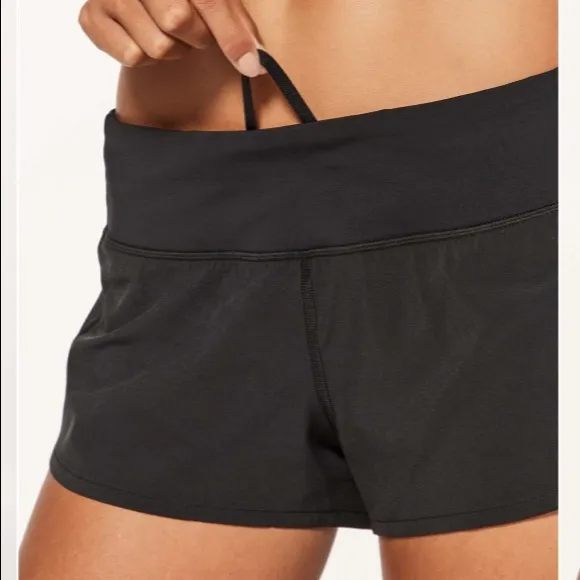 Lululemon Speed Up Short *2.5&quot; in Black (First Release)
