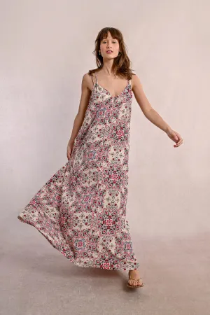 Luna Long Dress w/ Double Straps