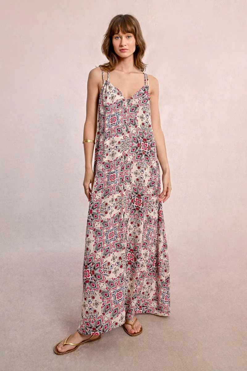 Luna Long Dress w/ Double Straps