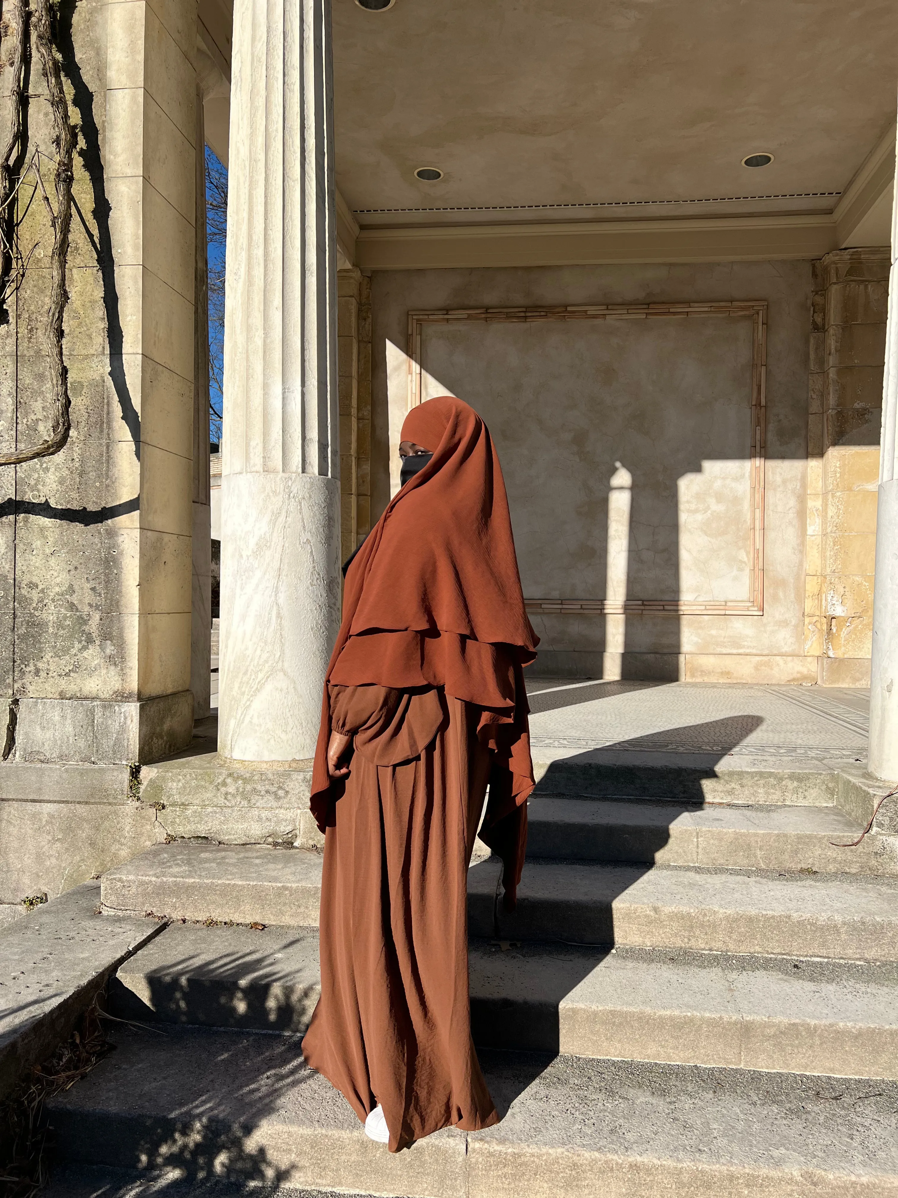 Luxe Puff Sleeve Abaya with  Khimar