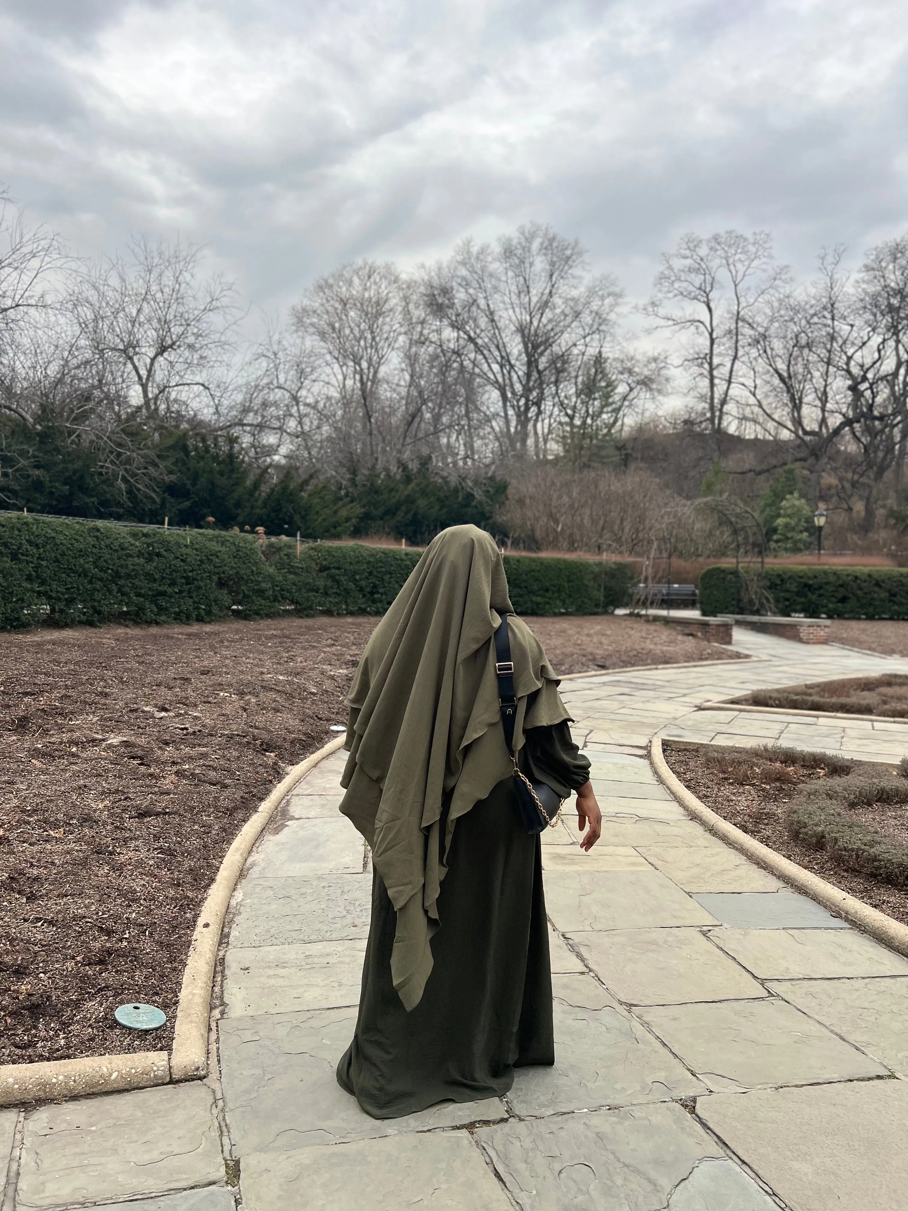 Luxe Puff Sleeve Abaya with  Khimar