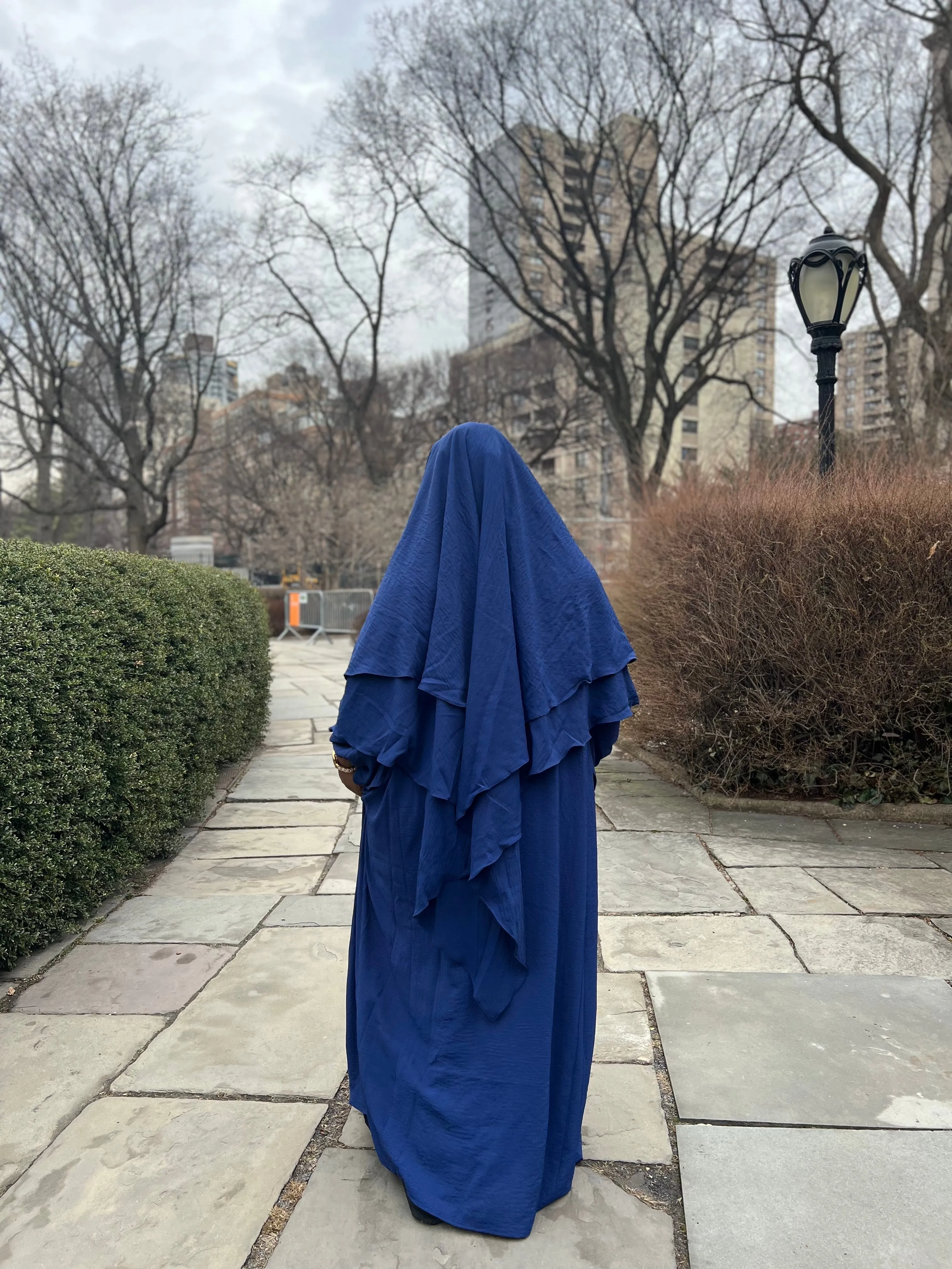 Luxe Puff Sleeve Abaya with  Khimar