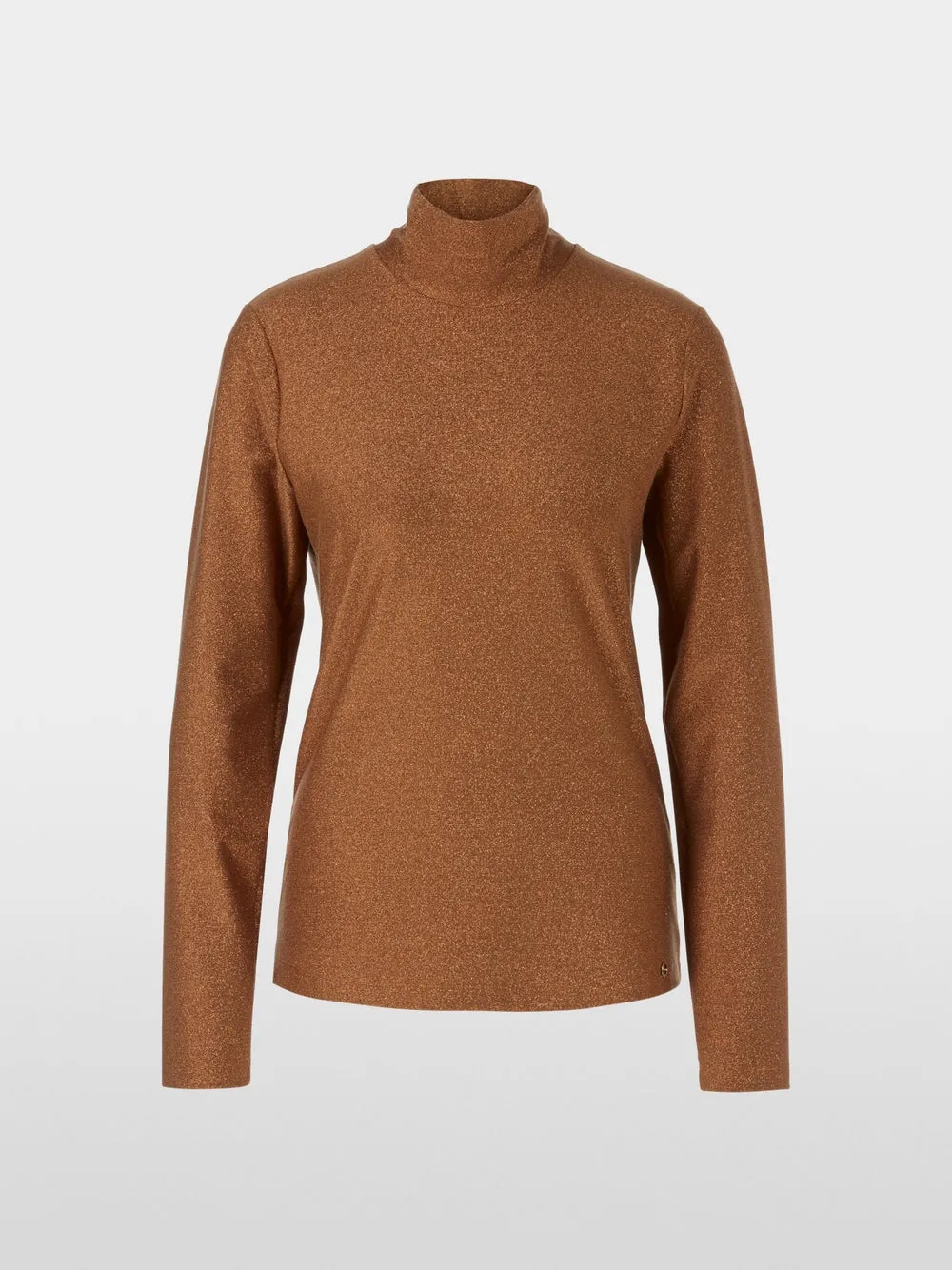 Marc Cain Bronze Spice T-shirt with a feminine sheen