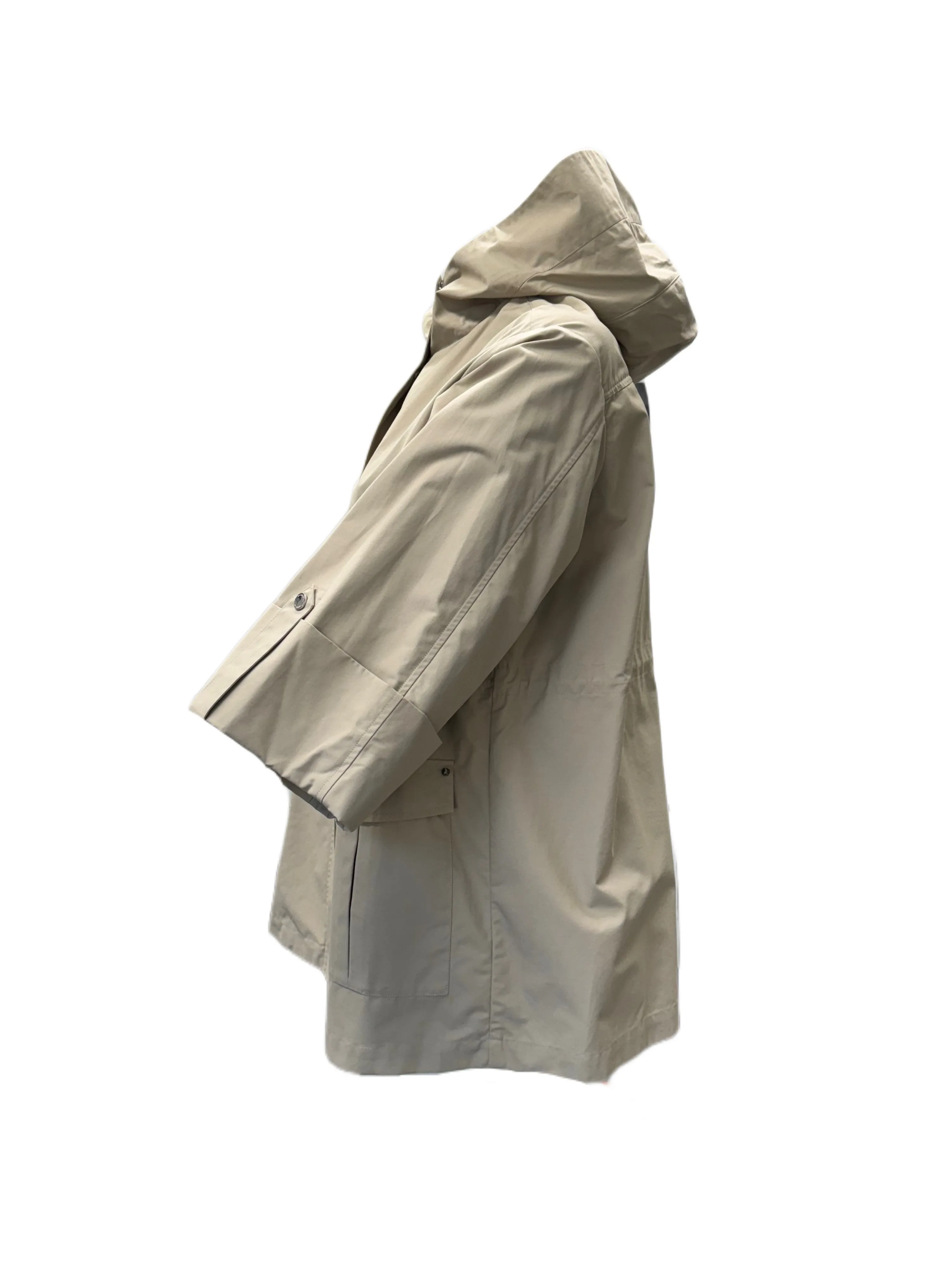 Marina Rinaldi Women's Beige Tabasco Raincoat NWT