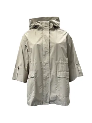 Marina Rinaldi Women's Beige Tabasco Raincoat NWT