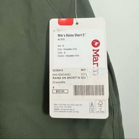 Marmot Raina 5&quot; Shorts