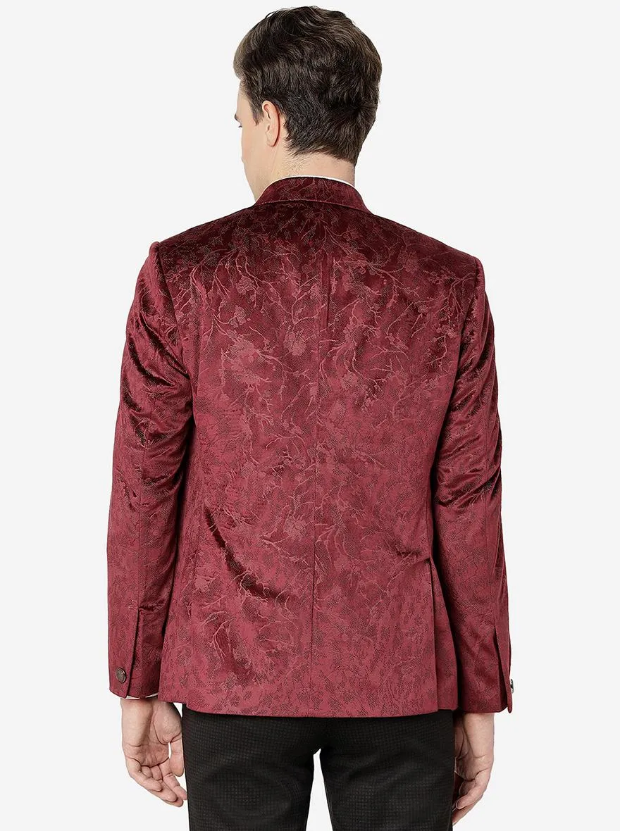 Maroon Blazer | JB Studio