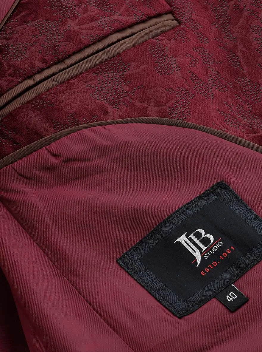 Maroon Blazer | JB Studio