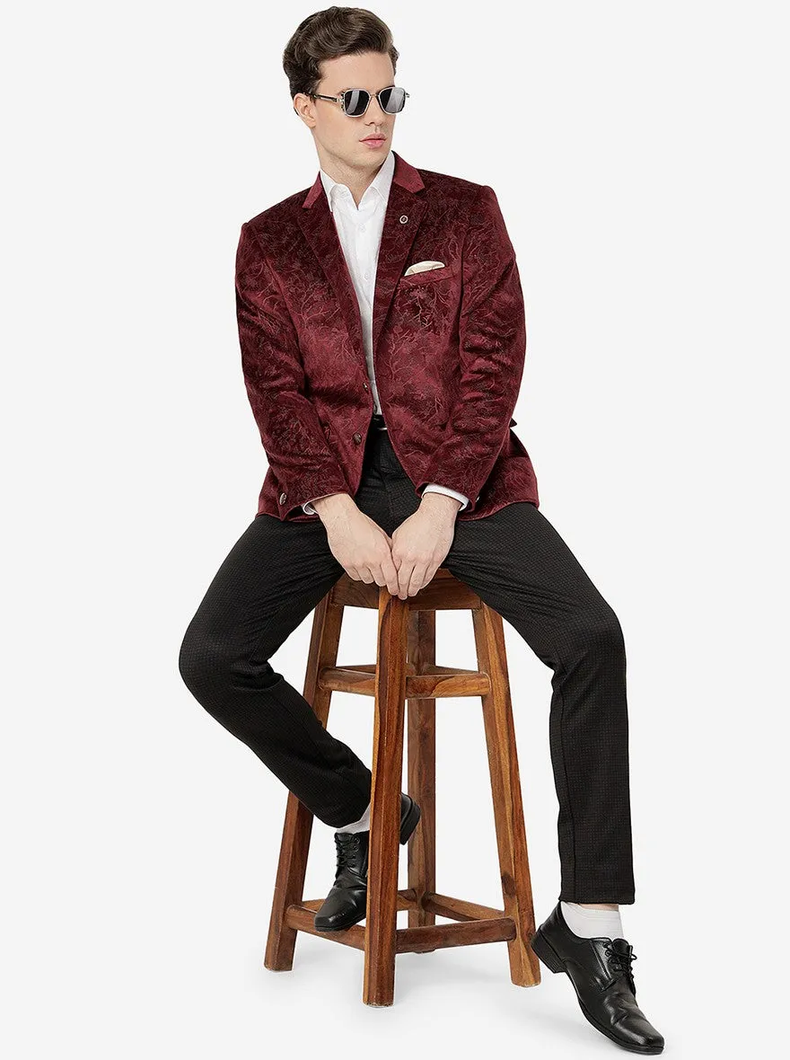 Maroon Blazer | JB Studio