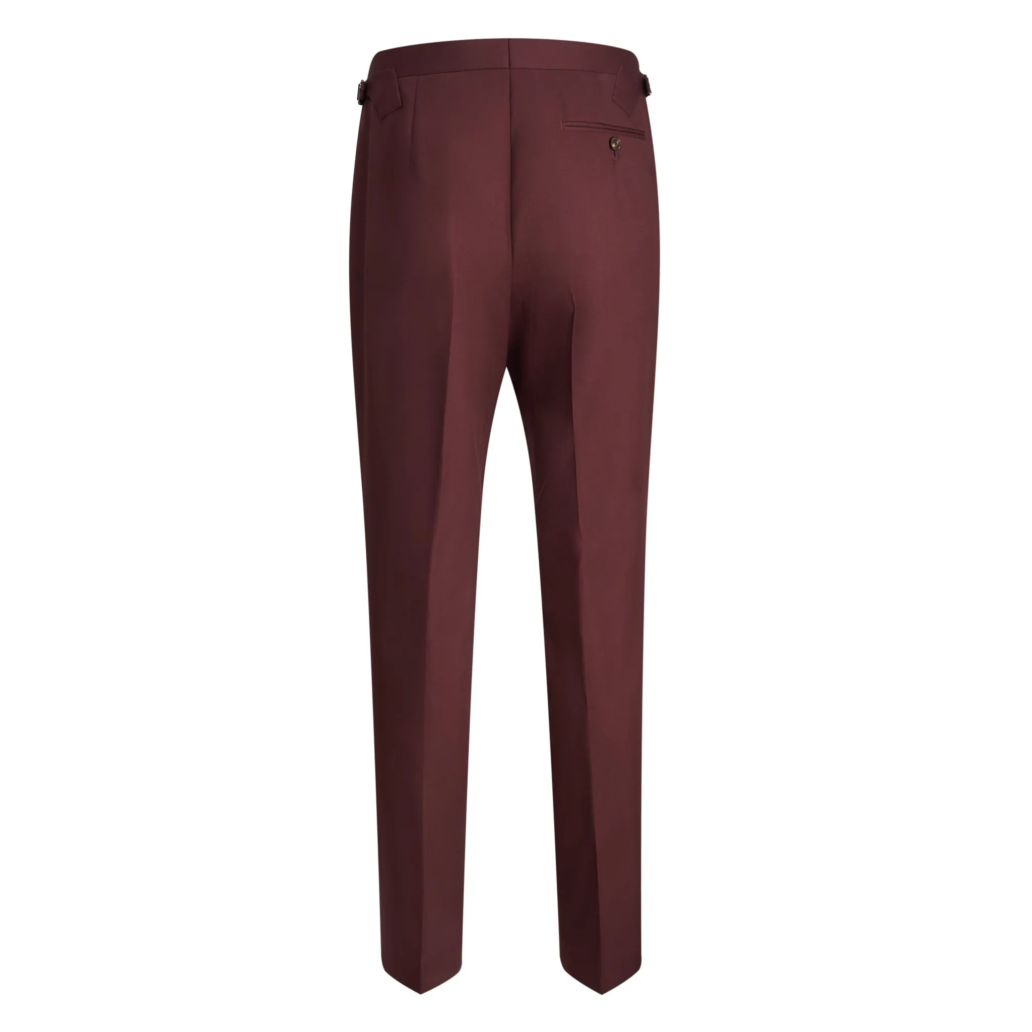 Maroon Contemporary Trousers