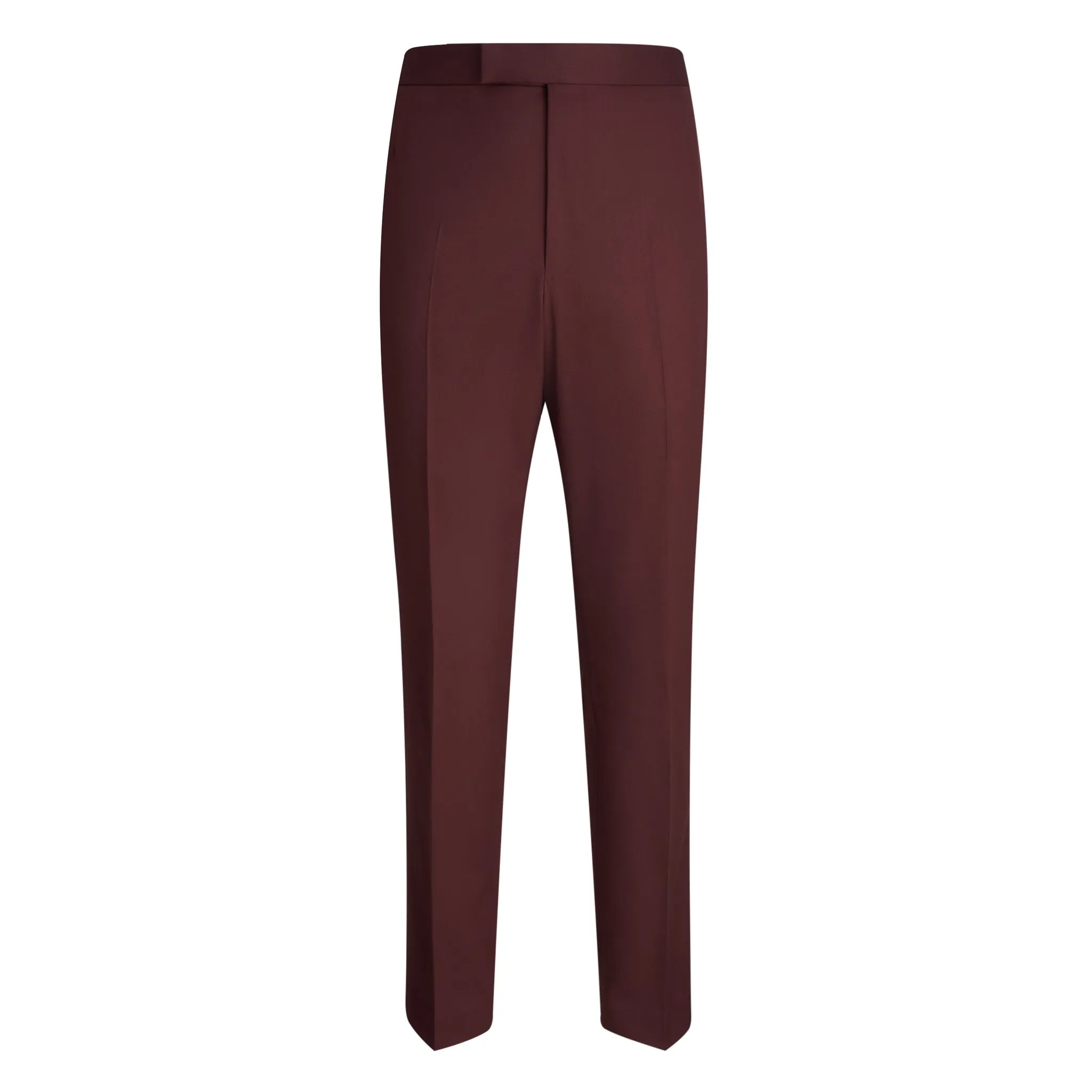 Maroon Contemporary Trousers