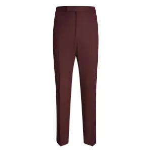 Maroon Contemporary Trousers