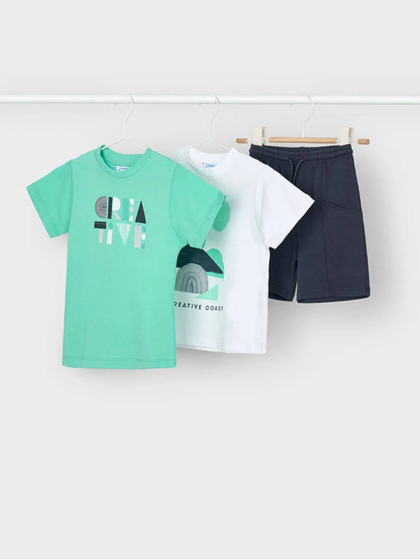 Mayoral Junior Boy Aquamarine Shorts Set