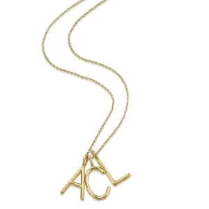 MELANGE-LAYERED ANDI INITIAL NECKLACE