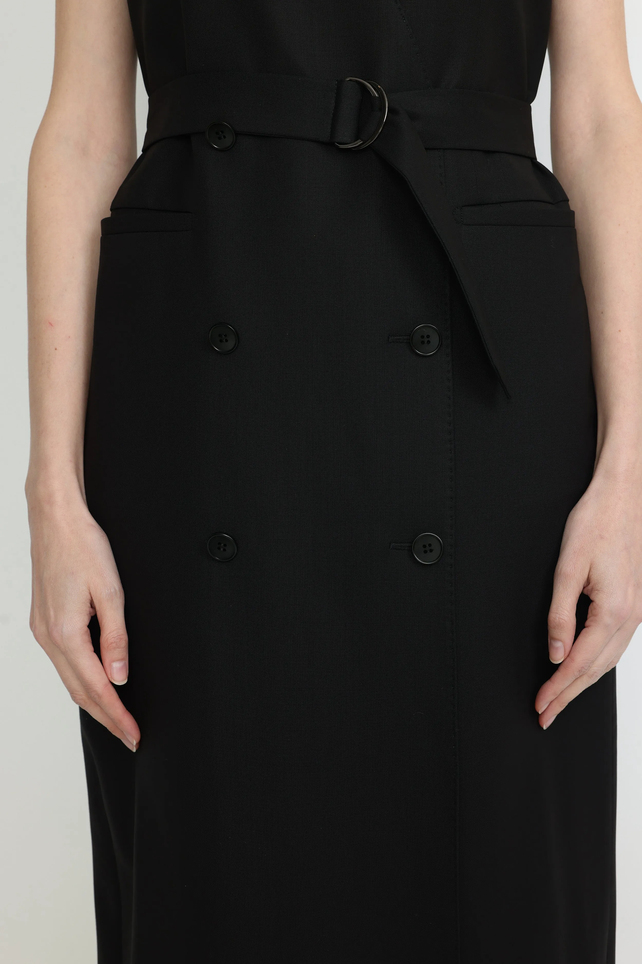Melbourne Dress - Tailored dress in black