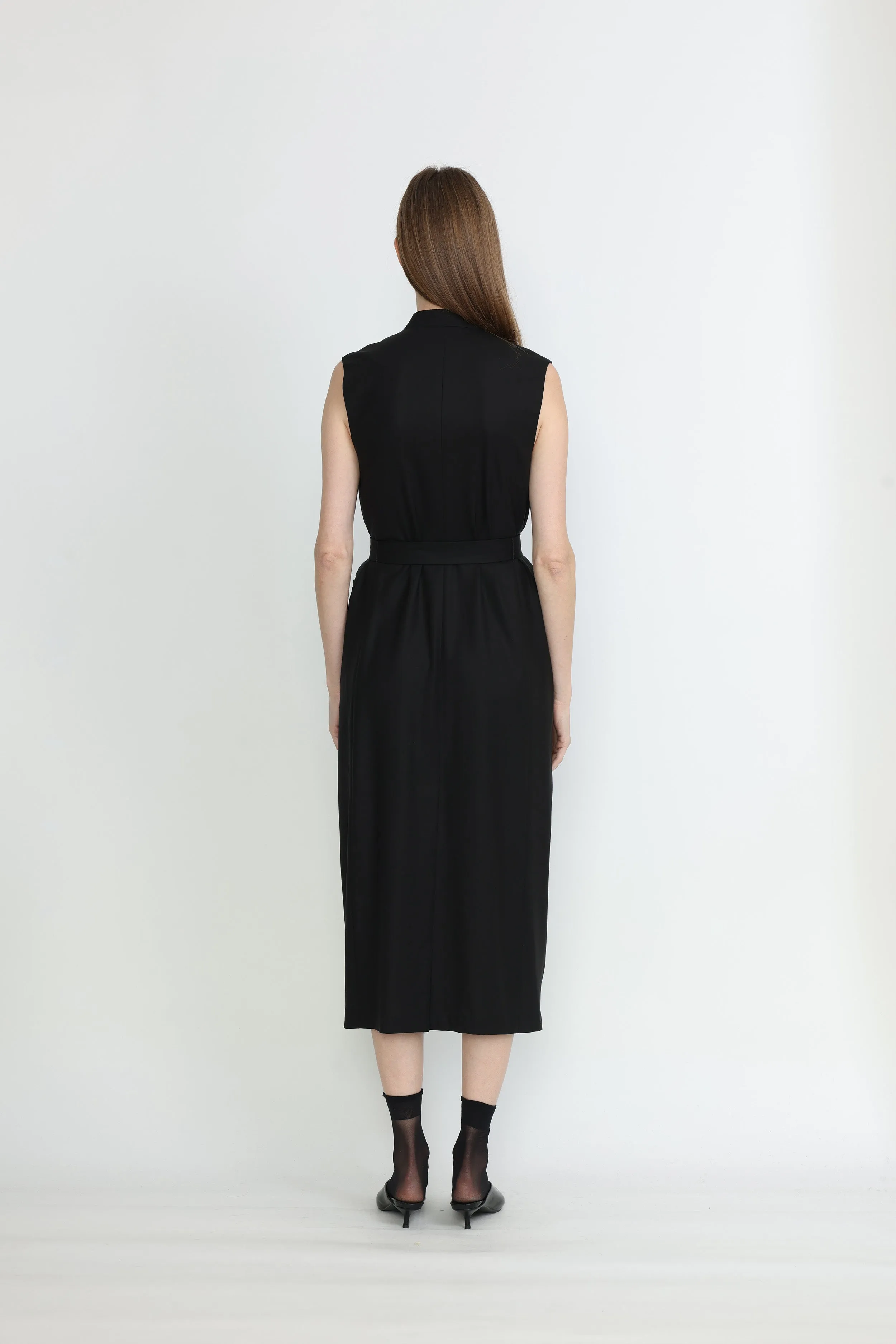 Melbourne Dress - Tailored dress in black