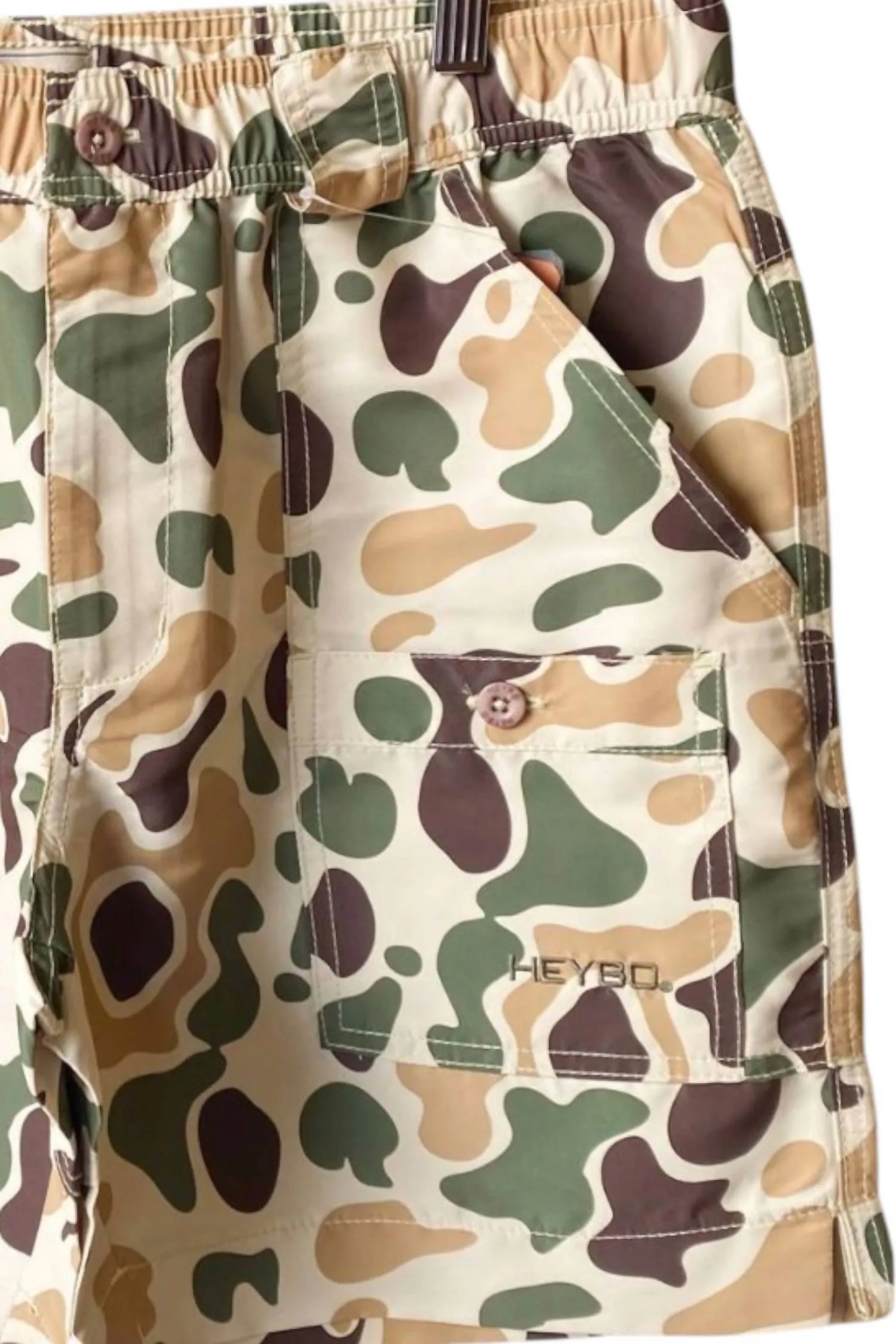 Men's Bay Shorts In Old School Camouflage