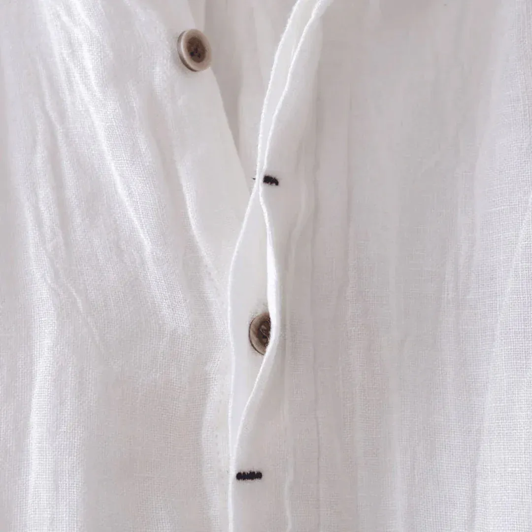 Men's Breathable Linen Shirt