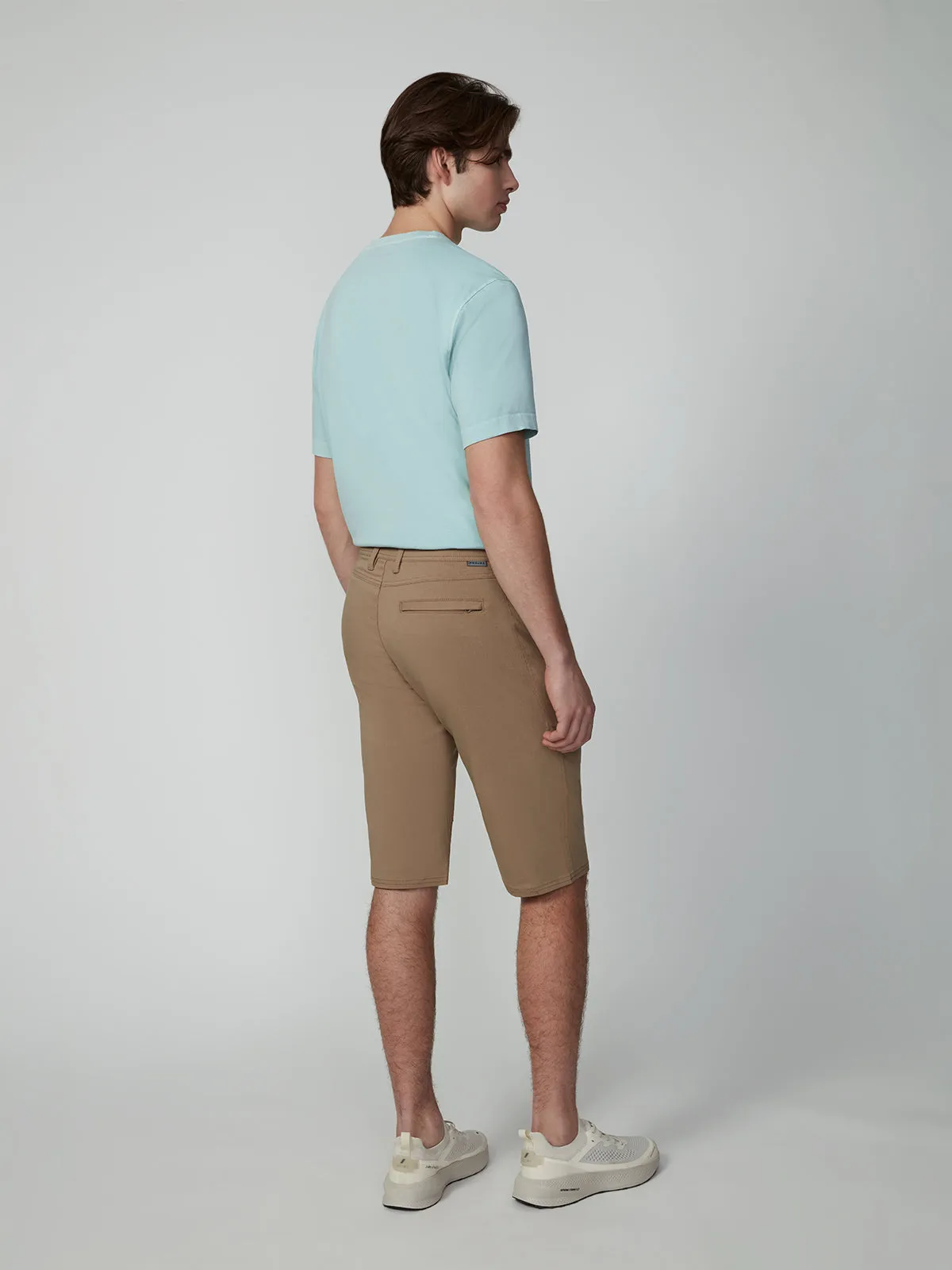 Men's Chino Solid Bungee Shorts