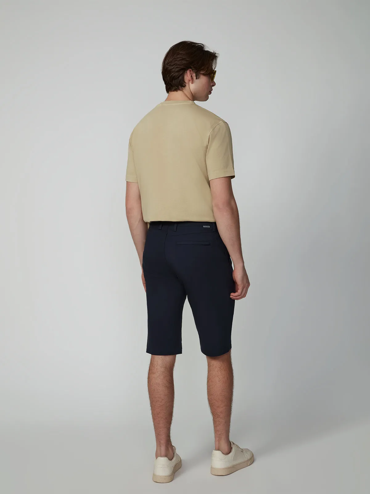 Men's Chino Solid Bungee Shorts
