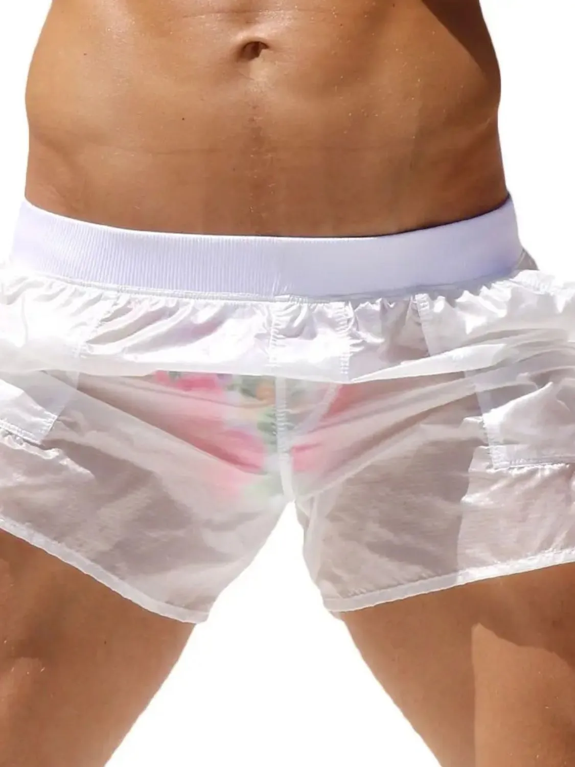 Men's Elastic Waist Shorts
