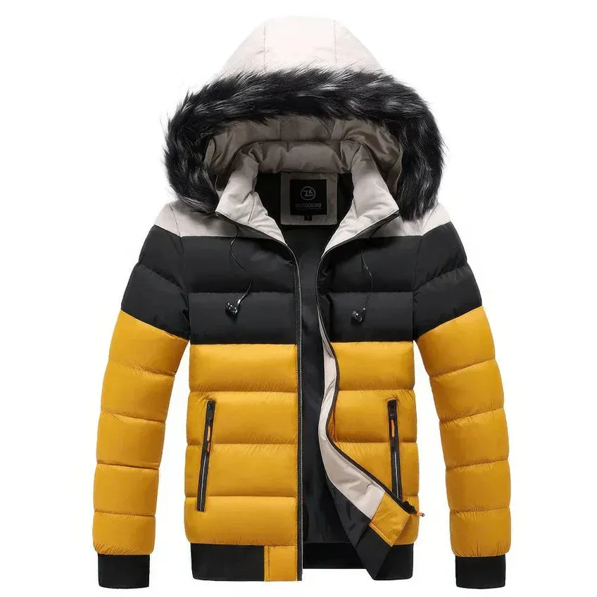 Men's Jovanni Winter Parker Coat, Fur Collar