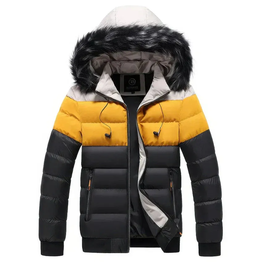 Men's Jovanni Winter Parker Coat, Fur Collar