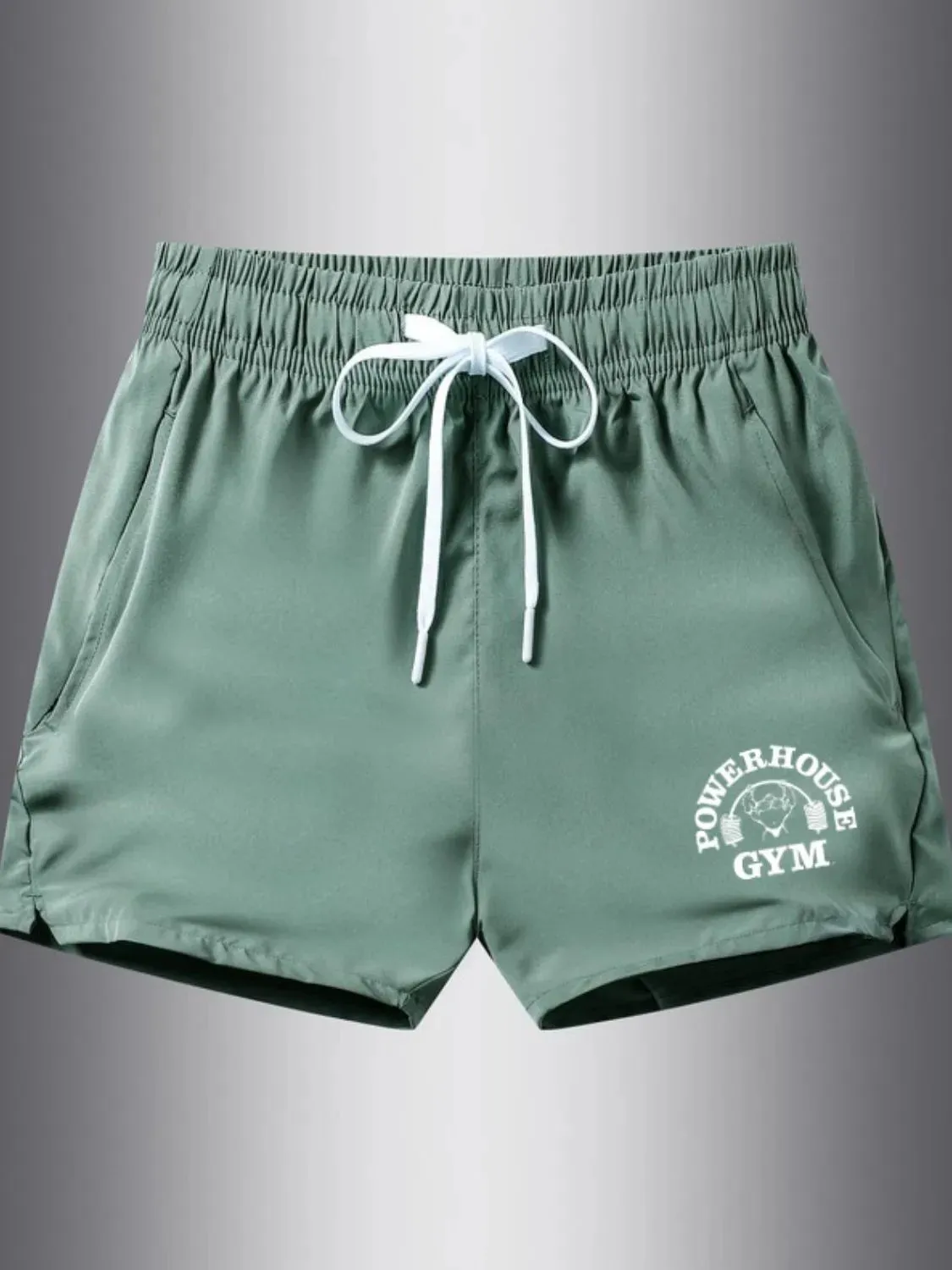 Men's Plus Size Drawstring Shorts