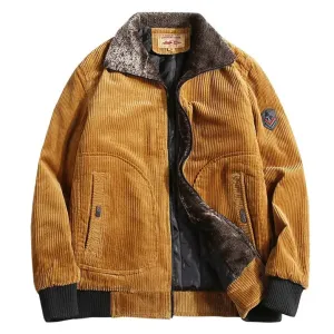 Men's stylish corduroy winter jacket: Brovade