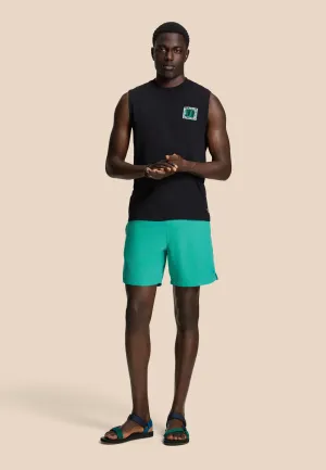 MIKE swim shorts solid | blue lagoon