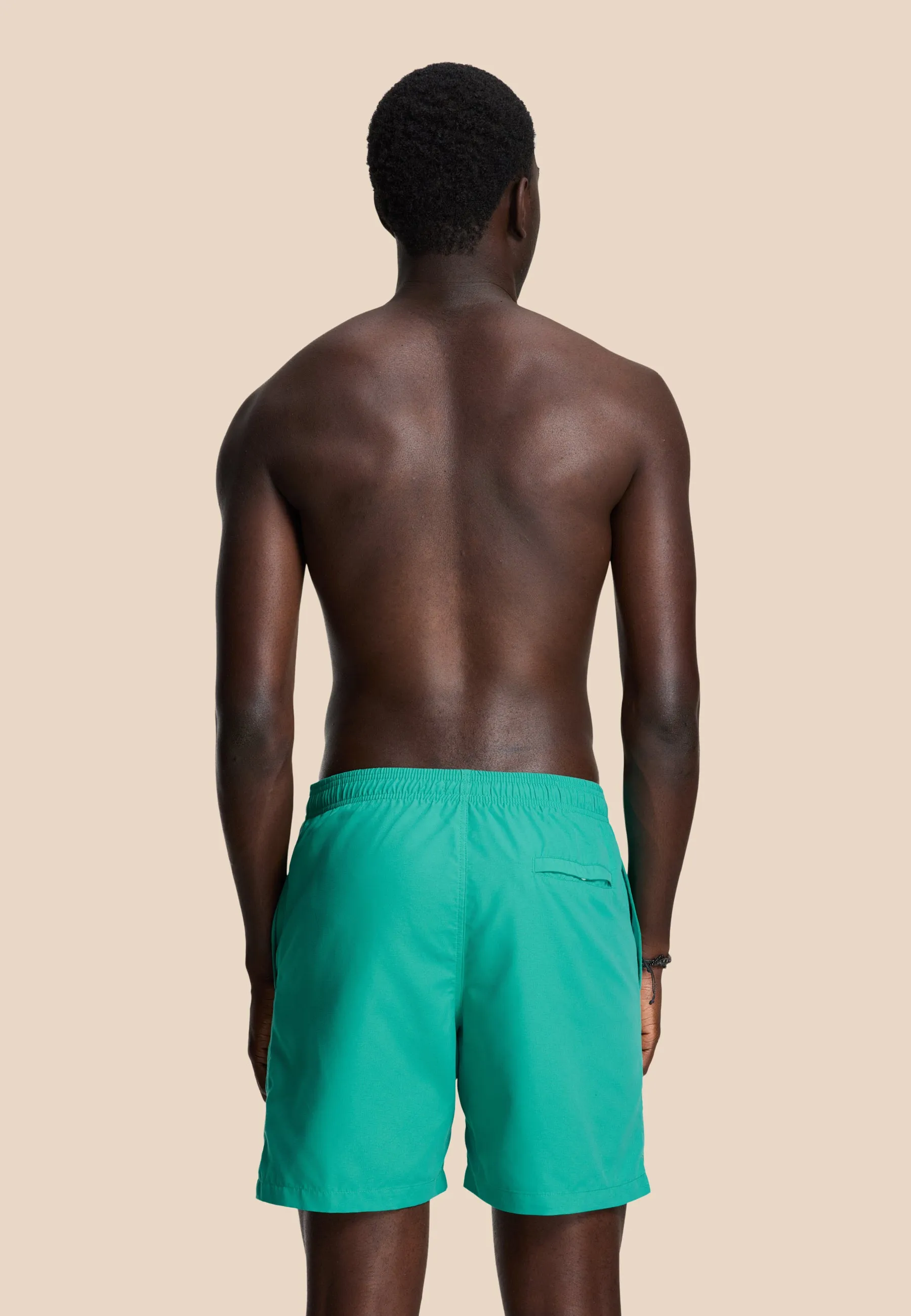 MIKE swim shorts solid | blue lagoon