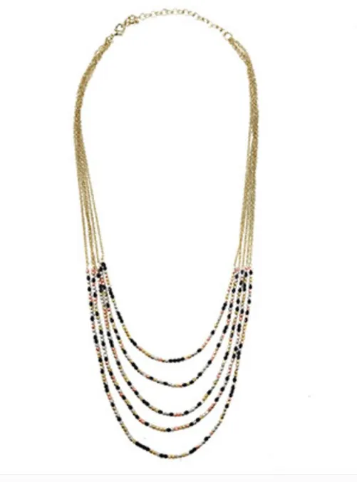Mixed Metallics Layered Necklace