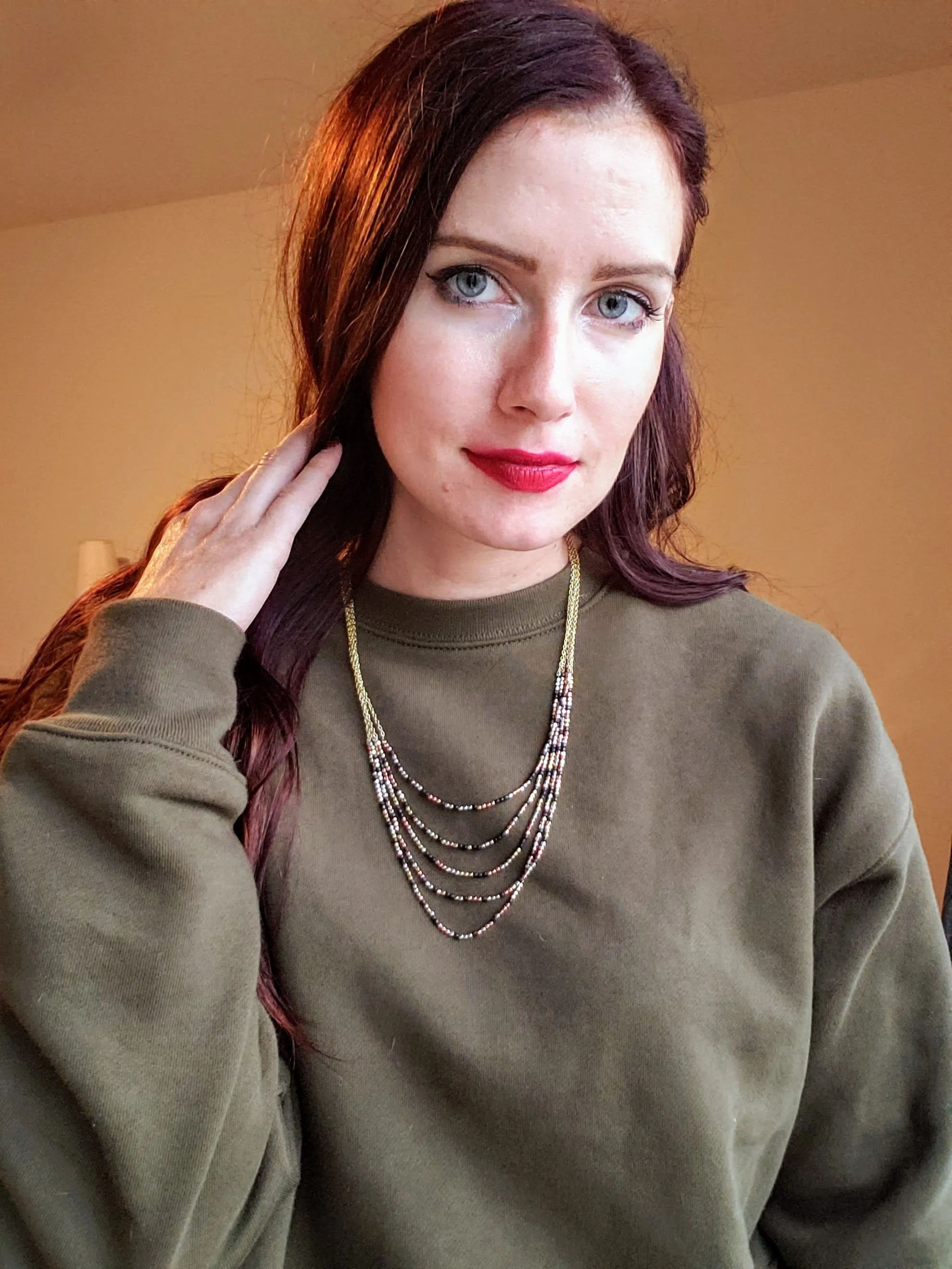 Mixed Metallics Layered Necklace