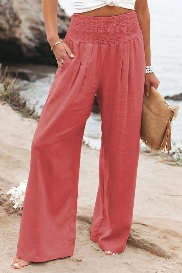 Mónica® | Linen Trousers With Stretch