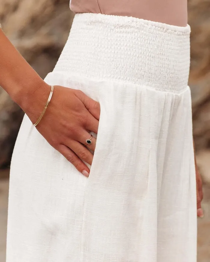 Mónica® | Linen Trousers With Stretch