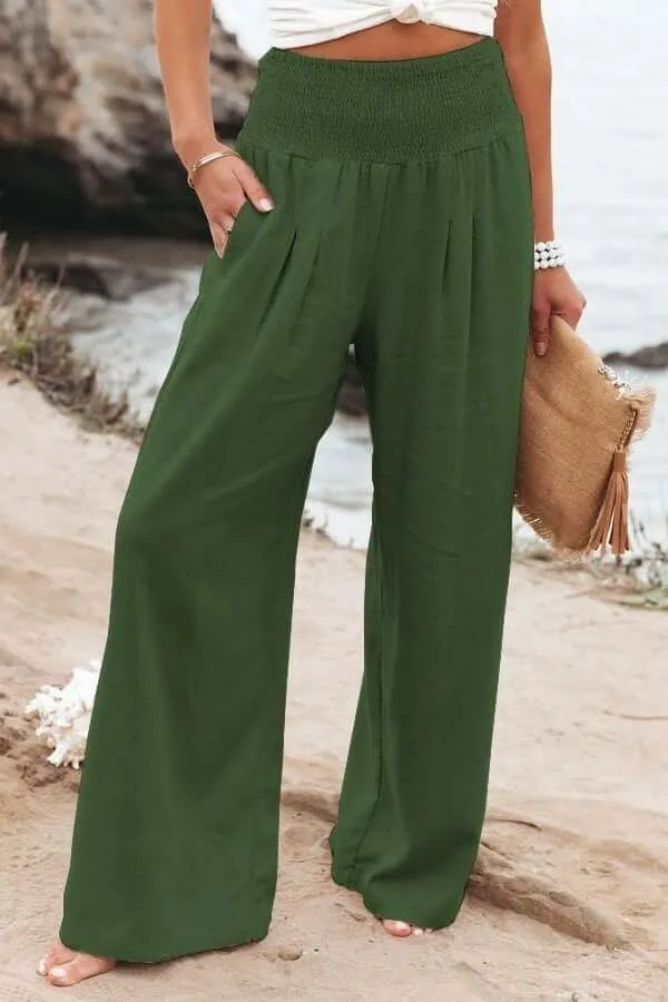 Mónica® | Linen Trousers With Stretch