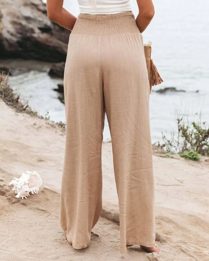 Mónica® | Linen Trousers With Stretch