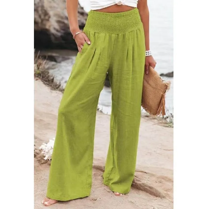 Mónica® | Linen Trousers With Stretch