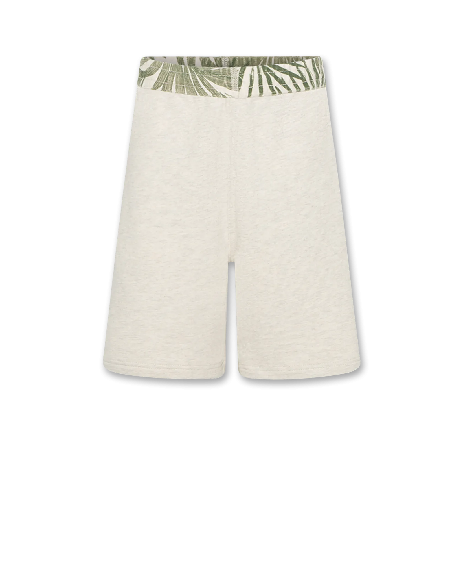 moremi RV shorts leaves 000115 - heather mastic