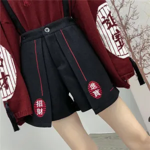 Mori Fox Suspender Shorts SD01610