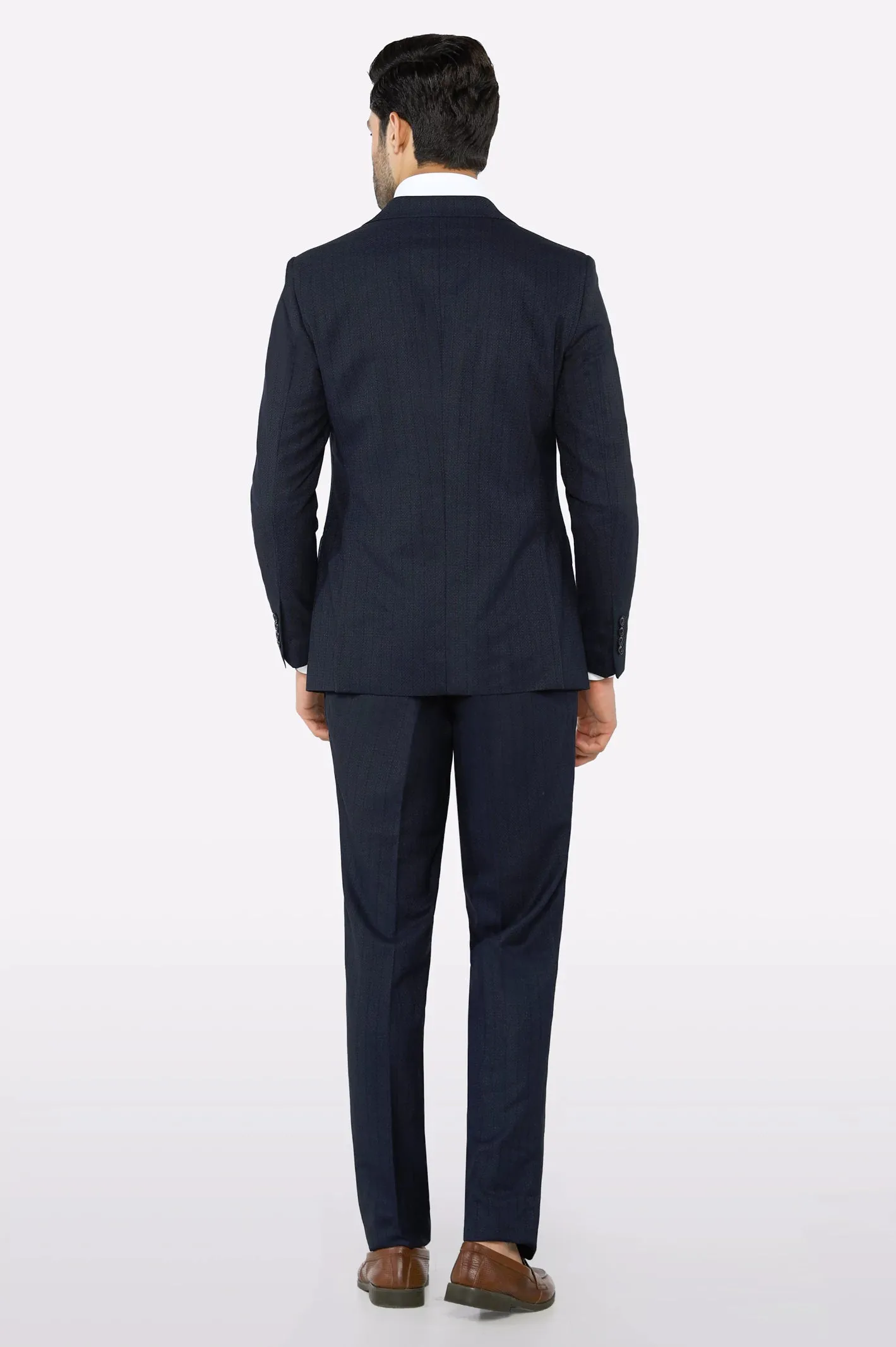 Navy Blue Formal 2PC Suit