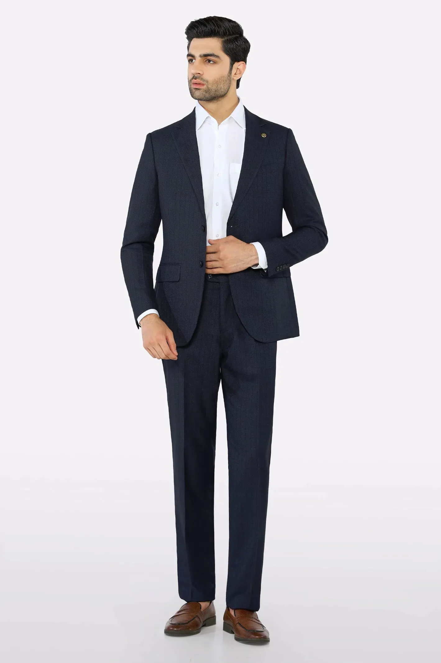 Navy Blue Formal 2PC Suit