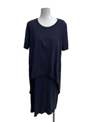 Navy Blue Layered Dress