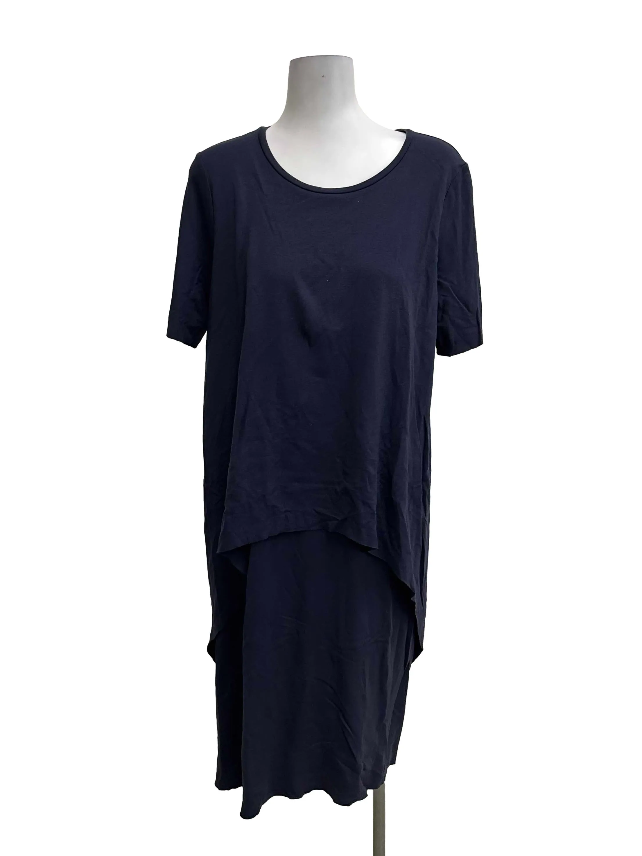 Navy Blue Layered Dress