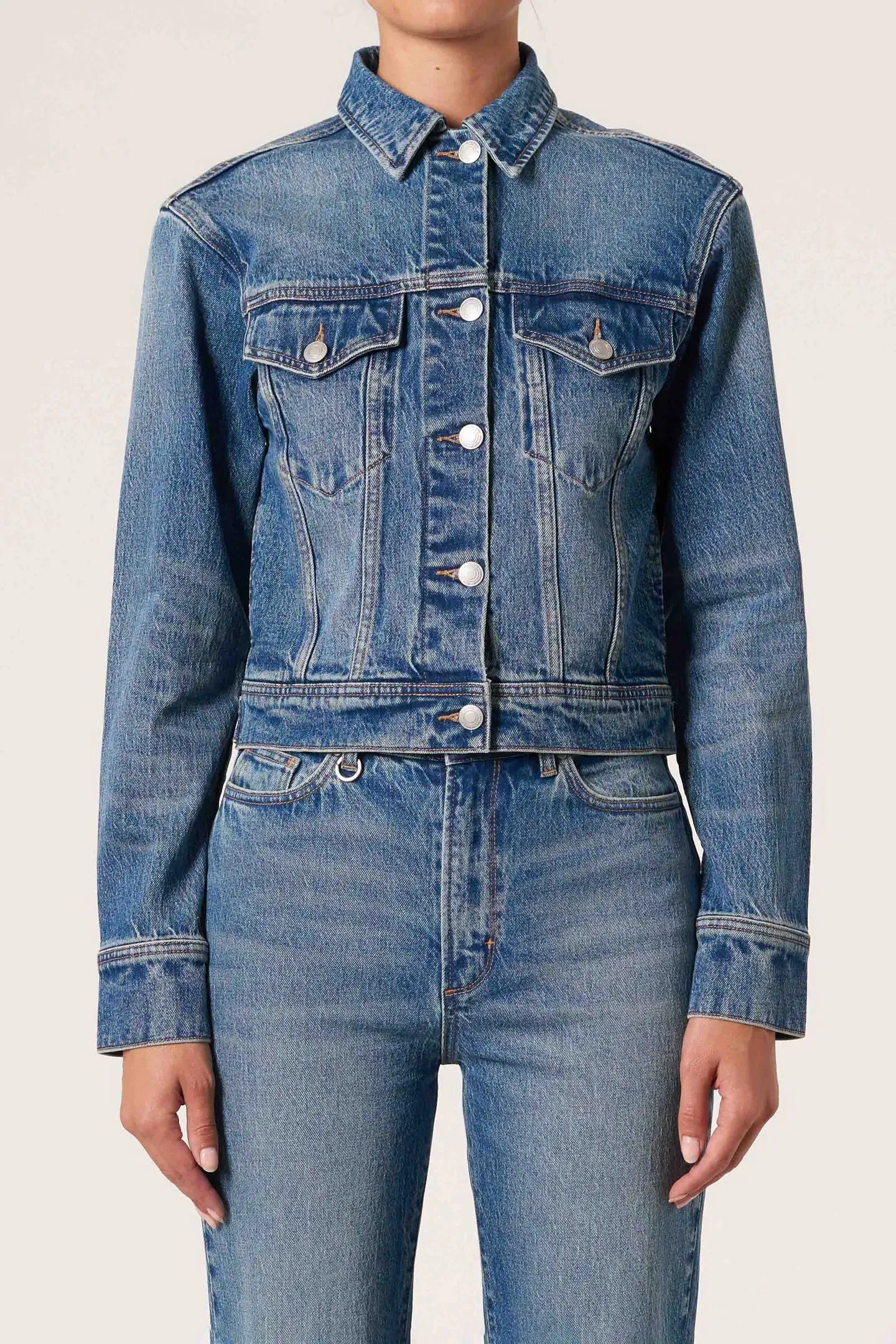 NEUW // Classic Denim Jacket Mid VINTAGE INDIGO