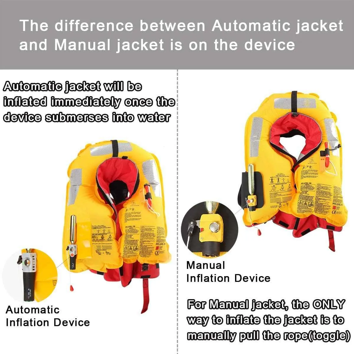 Night Cat Inflatable Life Jackets Vests Survival Preservers