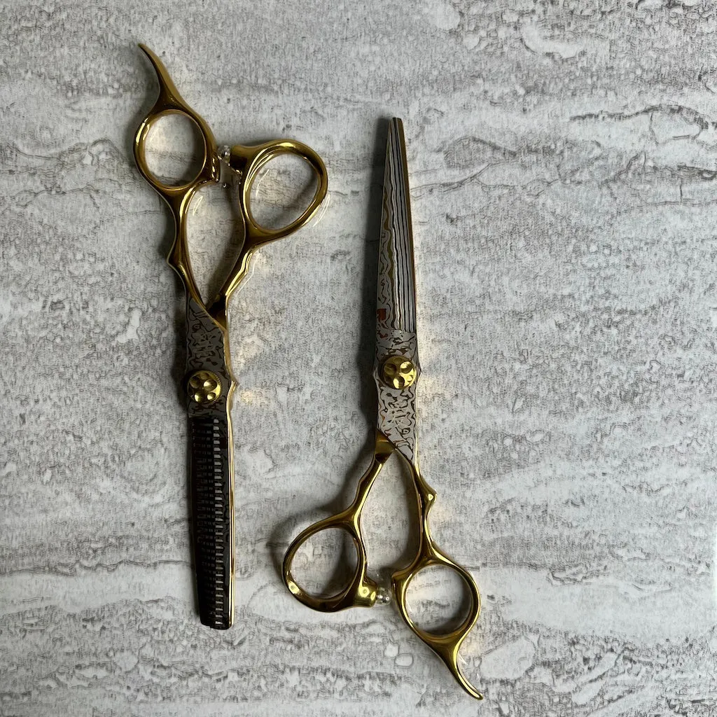 Nova Gold LAVA Japanese  6 Inch Shear Set (M-LINE)