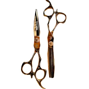 Nova Rose Gold Japanese  6 Inch Shear Set (M-LINE)