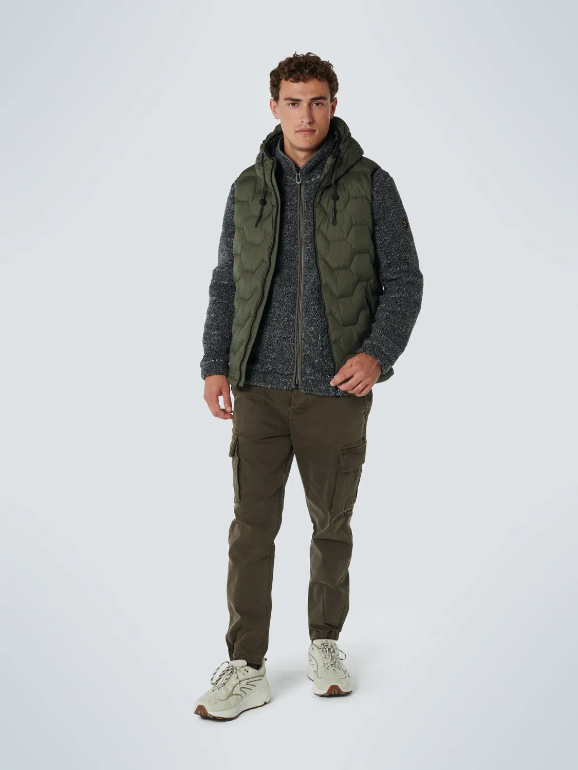 NXS PADDED HOODIE BODYWARMER